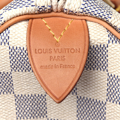 Louis Vuitton Damier Azur Speedy 35 6 of 11