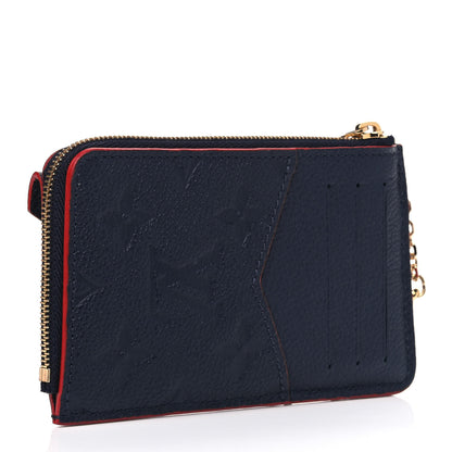Louis Vuitton Empreinte Recto Verso Card Holder Marine Rouge 2 of 4