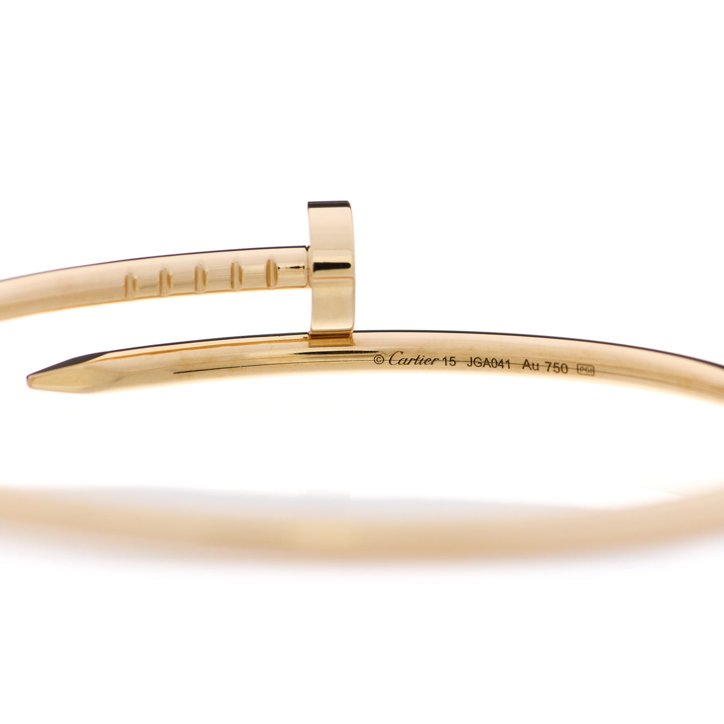 18K Yellow Gold Small Juste Un Clou Bracelet 15