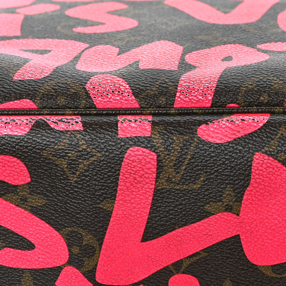 Louis Vuitton Monogram Graffiti Neverfull GM Fuchsia 9 of 17