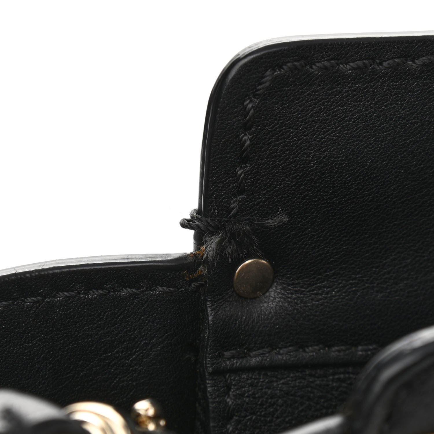 Valentino Garavani Vitello Rockstud Double Handle Tote Black 11 of 12