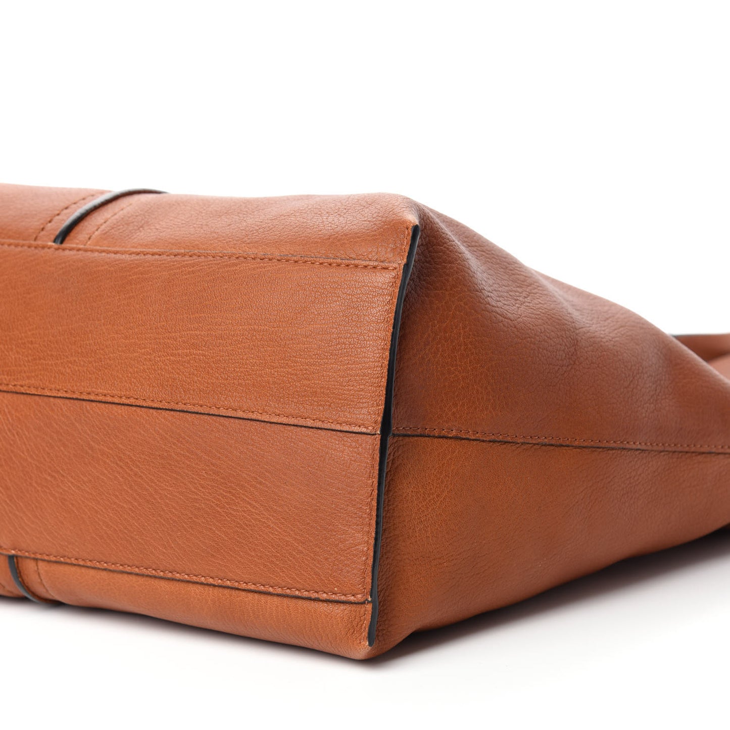 Grained Lambskin Keri Tote Caramel