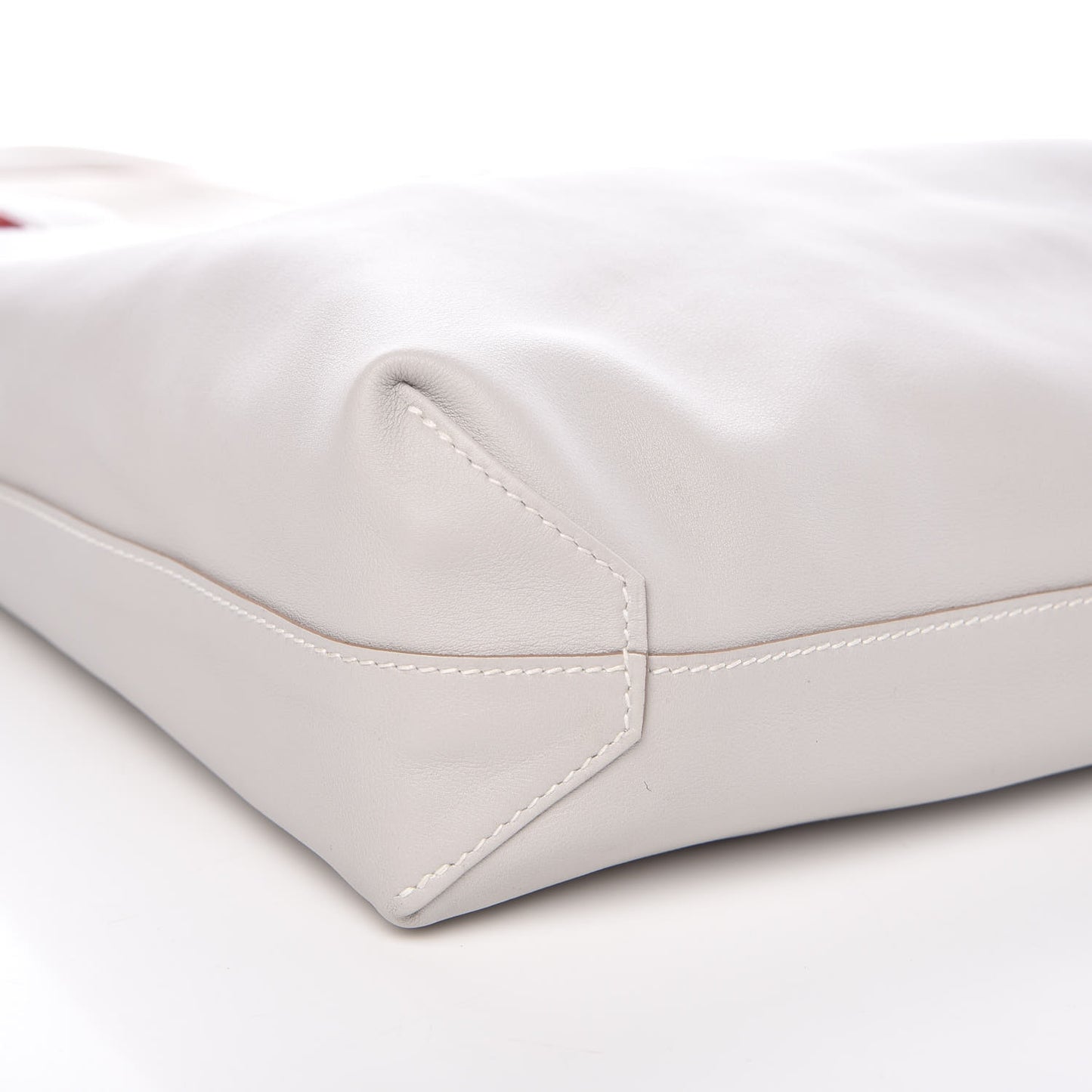 Veau Sikkim Double Sens 30 Reversible Tote Gris Perle Capucine