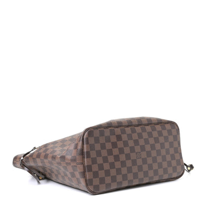 Louis Vuitton Damier Ebene Neo Neverfull MM Rose Ballerine 3 of 4