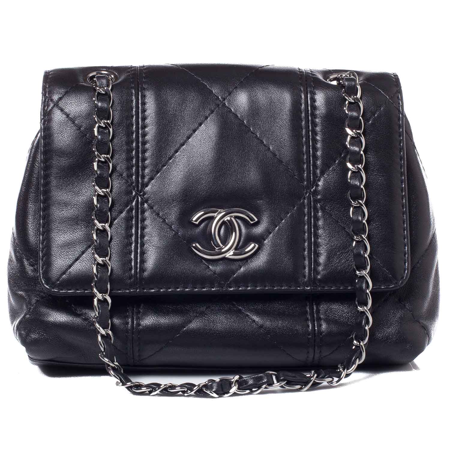 Chanel Lambskin Small Soft Touch Flap Black 1 of 9