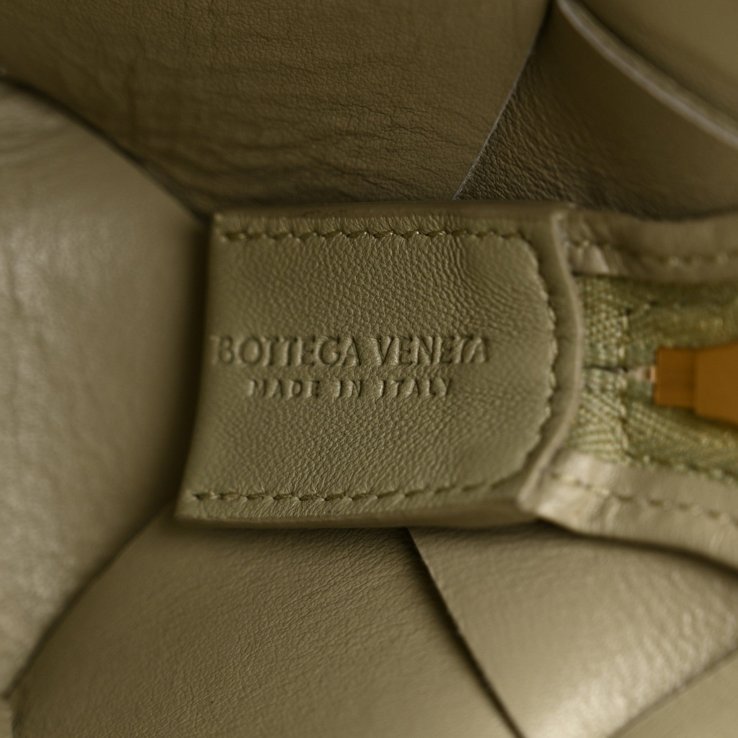 Bottega Veneta Lambskin Maxi Intrecciato Small Cassette Camera Bag Travertine 6 of 14