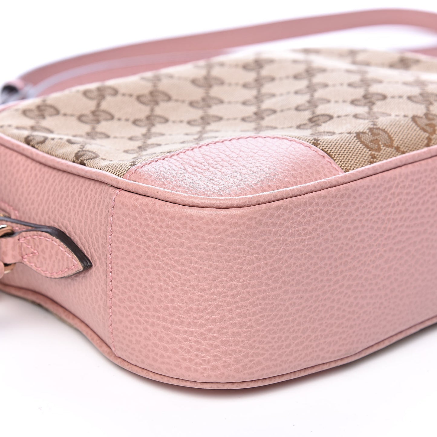 Monogram Mini Bree Messenger Bag Beige Soft Pink
