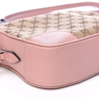 Gucci Monogram Mini Bree Messenger Bag Beige Soft Pink 8 of 9