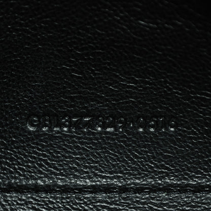 Saint Laurent Velvet Monogram Chain Wallet Black 8 of 8