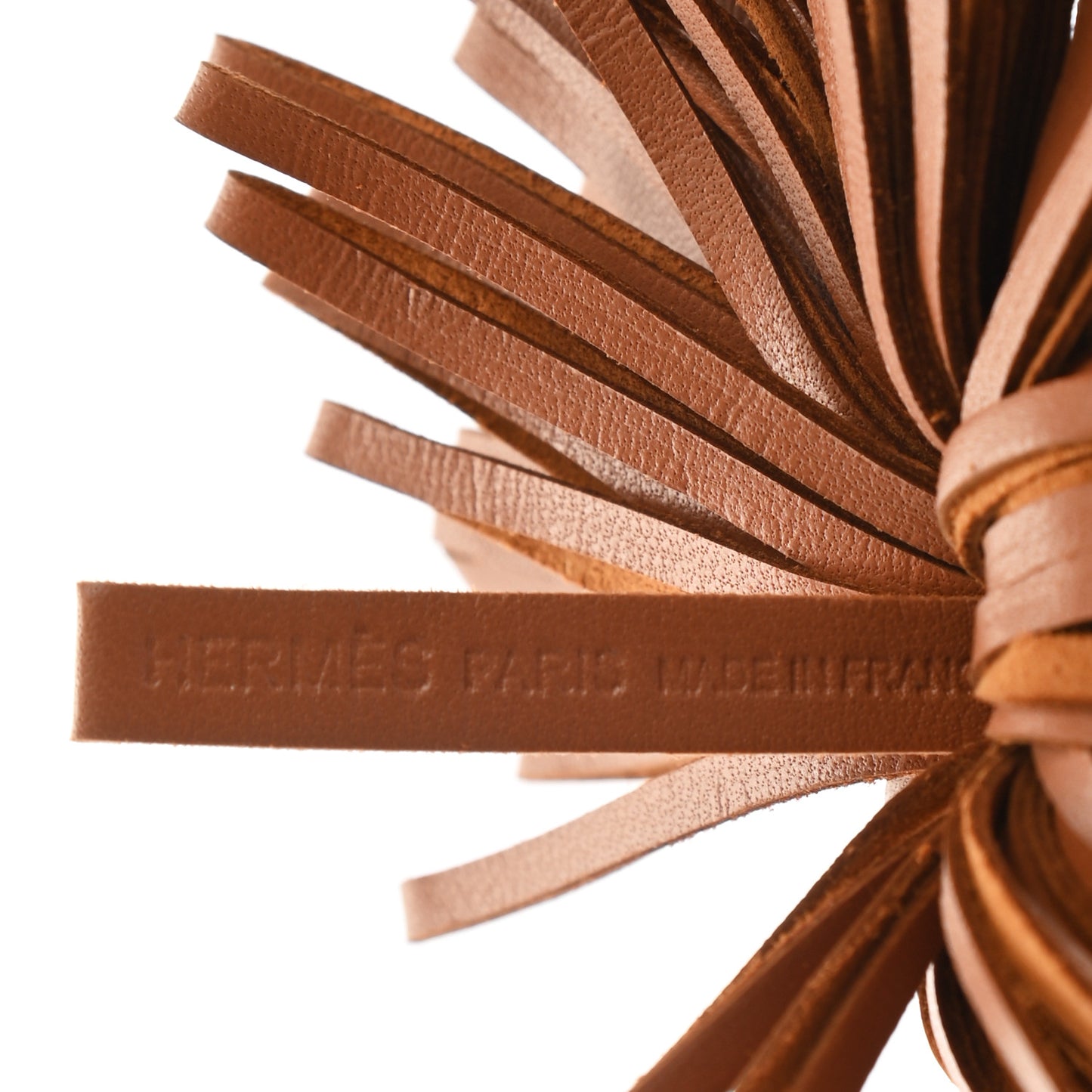 Lambskin Carmen Tassel Key Holder Gold