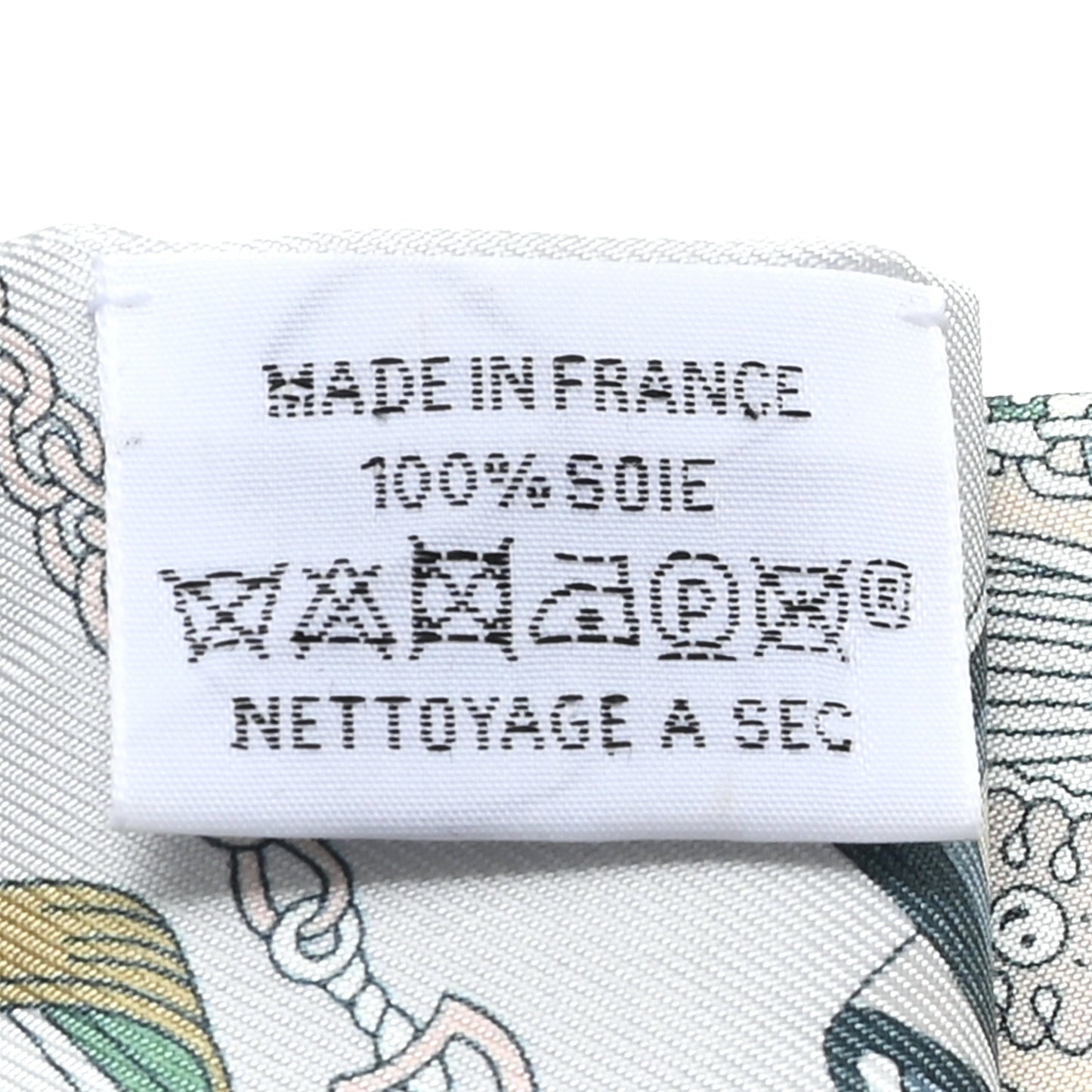 Silk Cliquetis Twilly Ciel White Menthol