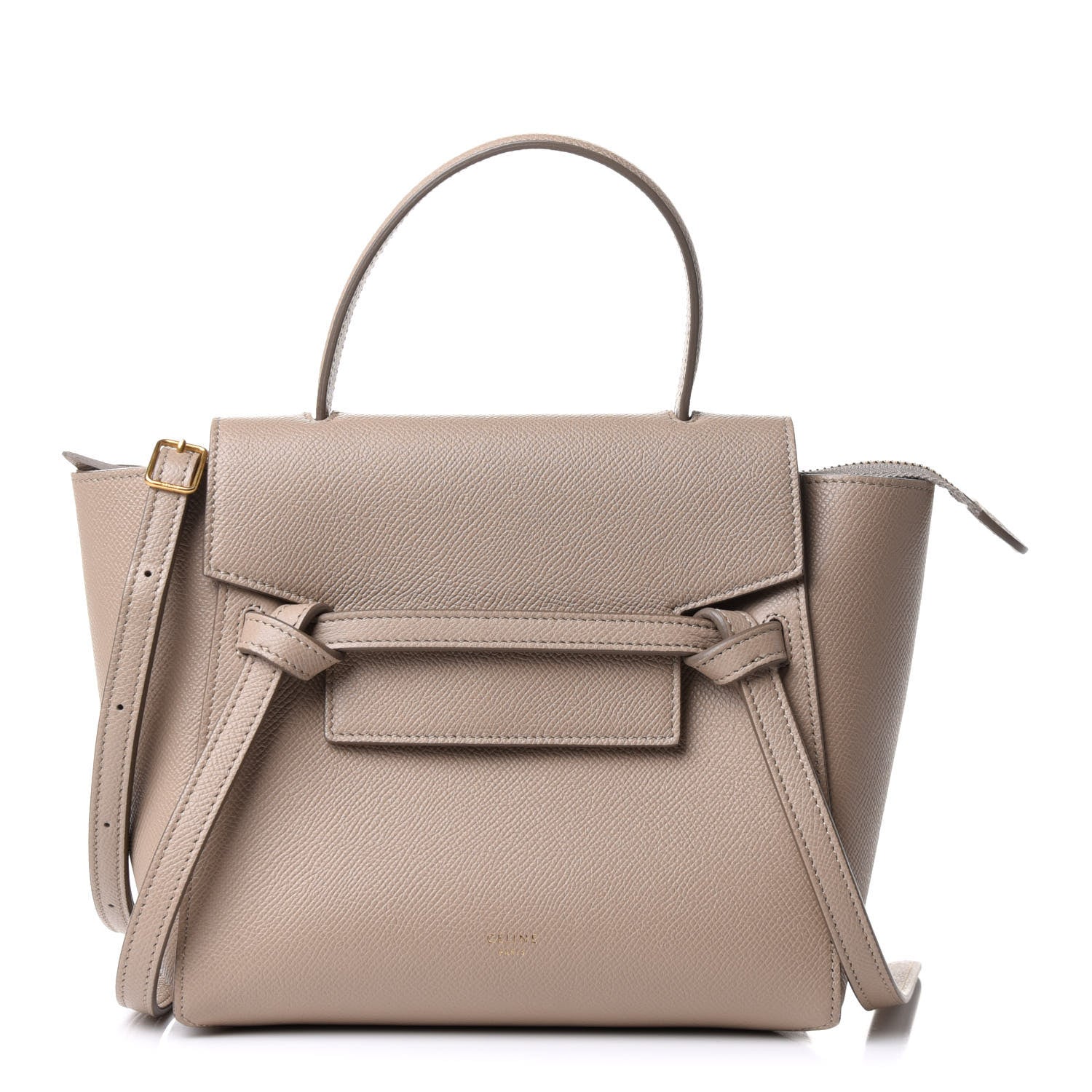 Celine Grained Calfskin Micro Belt Bag Light Taupe 1 of 9