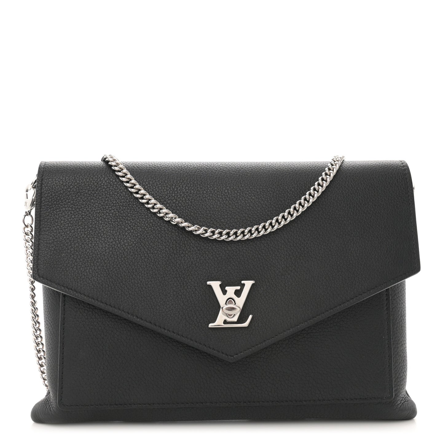 Soft Calfskin My Lockme Pochette Black