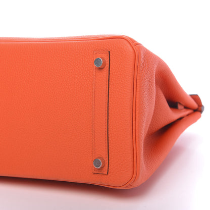 Hermes Togo Birkin 30 Orange Poppy 10 of 11