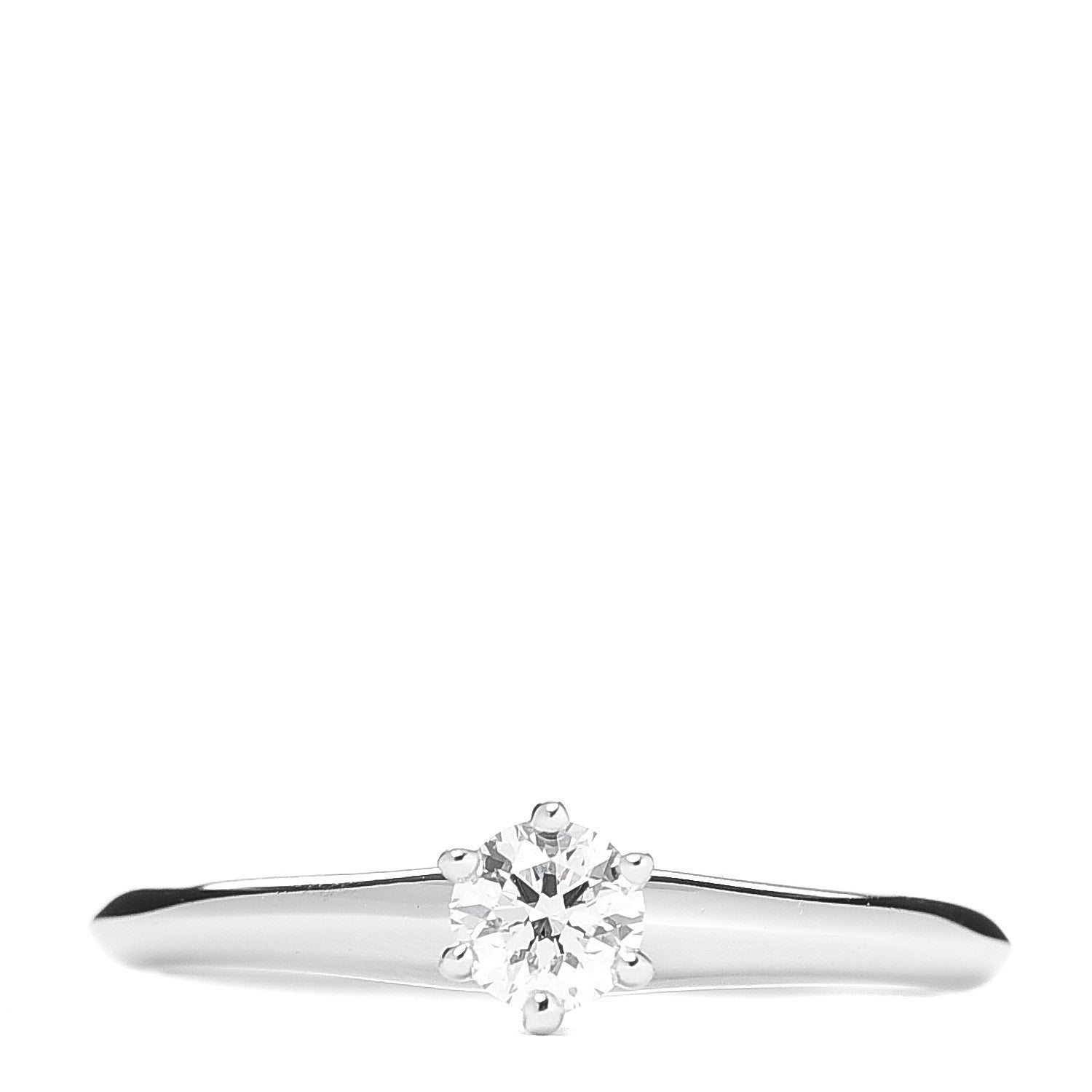 Tiffany Platinum Diamond .24ct Solitaire Engagement Ring 49 5 1 of 5