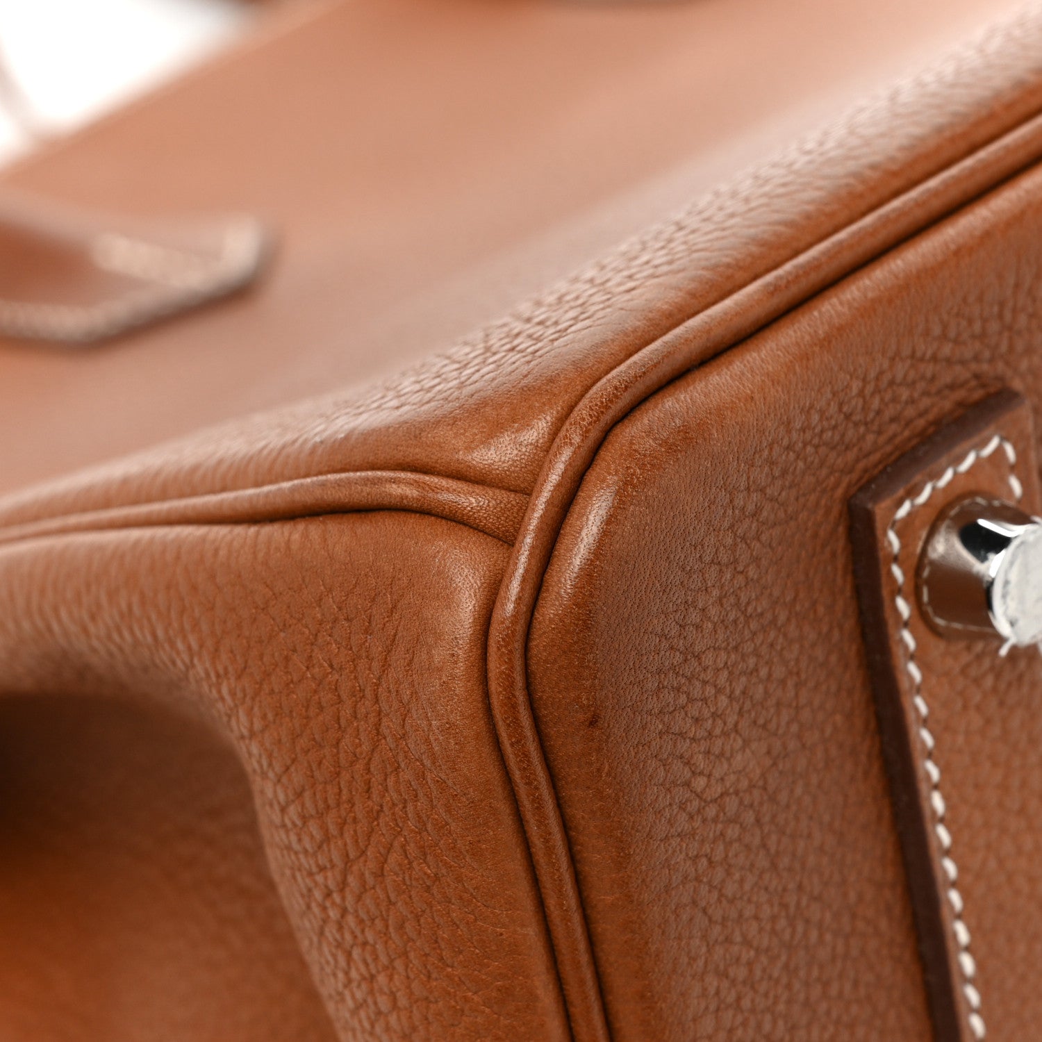 Hermes Natural Barenia Faubourg Birkin 35 Fauve 10 of 24