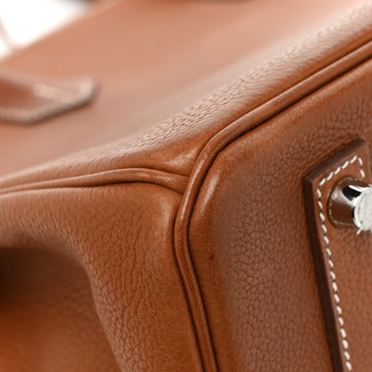 Hermes Natural Barenia Faubourg Birkin 35 Fauve 10 of 24