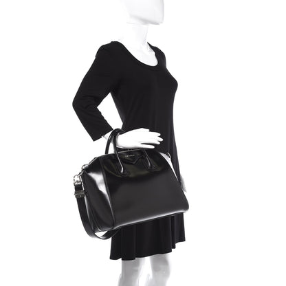 Givenchy Shiny Lord Calfskin Medium Antigona Black 3 of 8