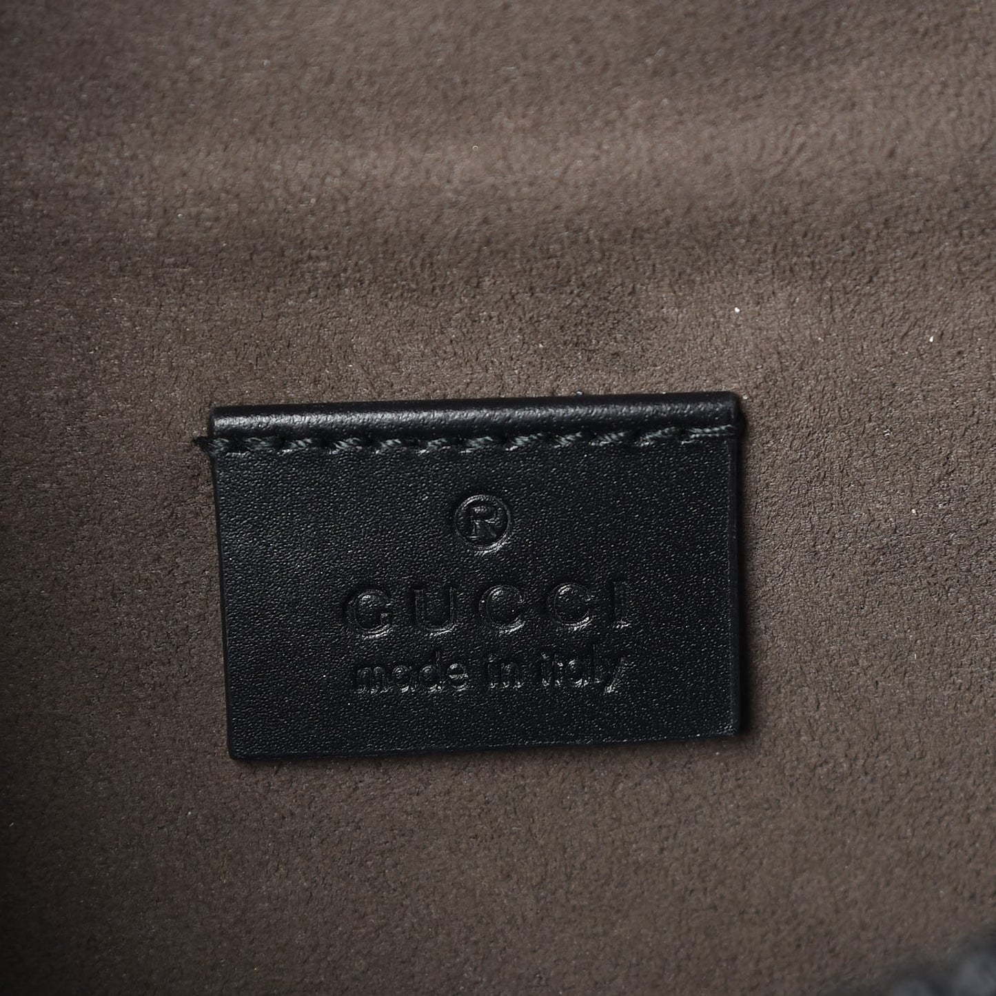 GG Supreme Monogram Belt Bag Black