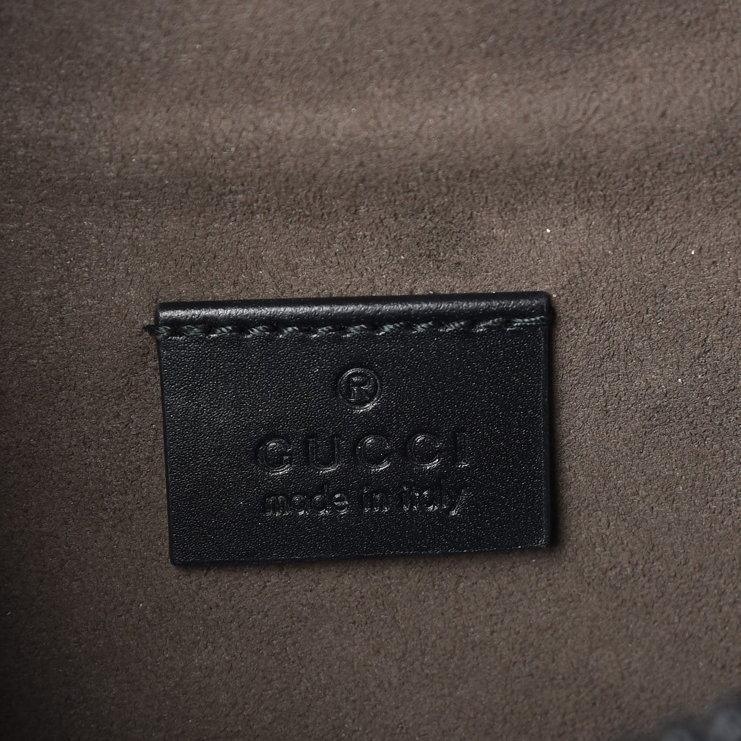 Gucci GG Supreme Monogram Belt Bag Black 6 of 7