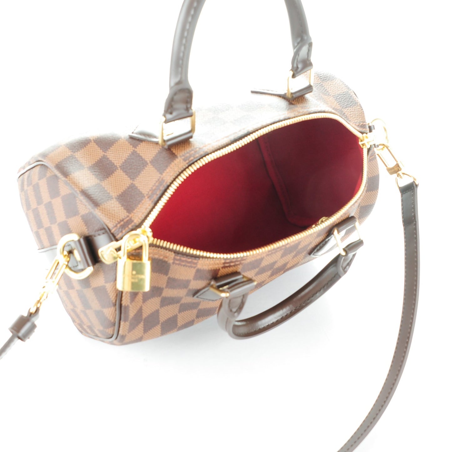 Damier Ebene Speedy Bandouliere 25