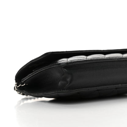 Chanel Lambskin Quilted Wallet On Chain WOC Black 9 of 18