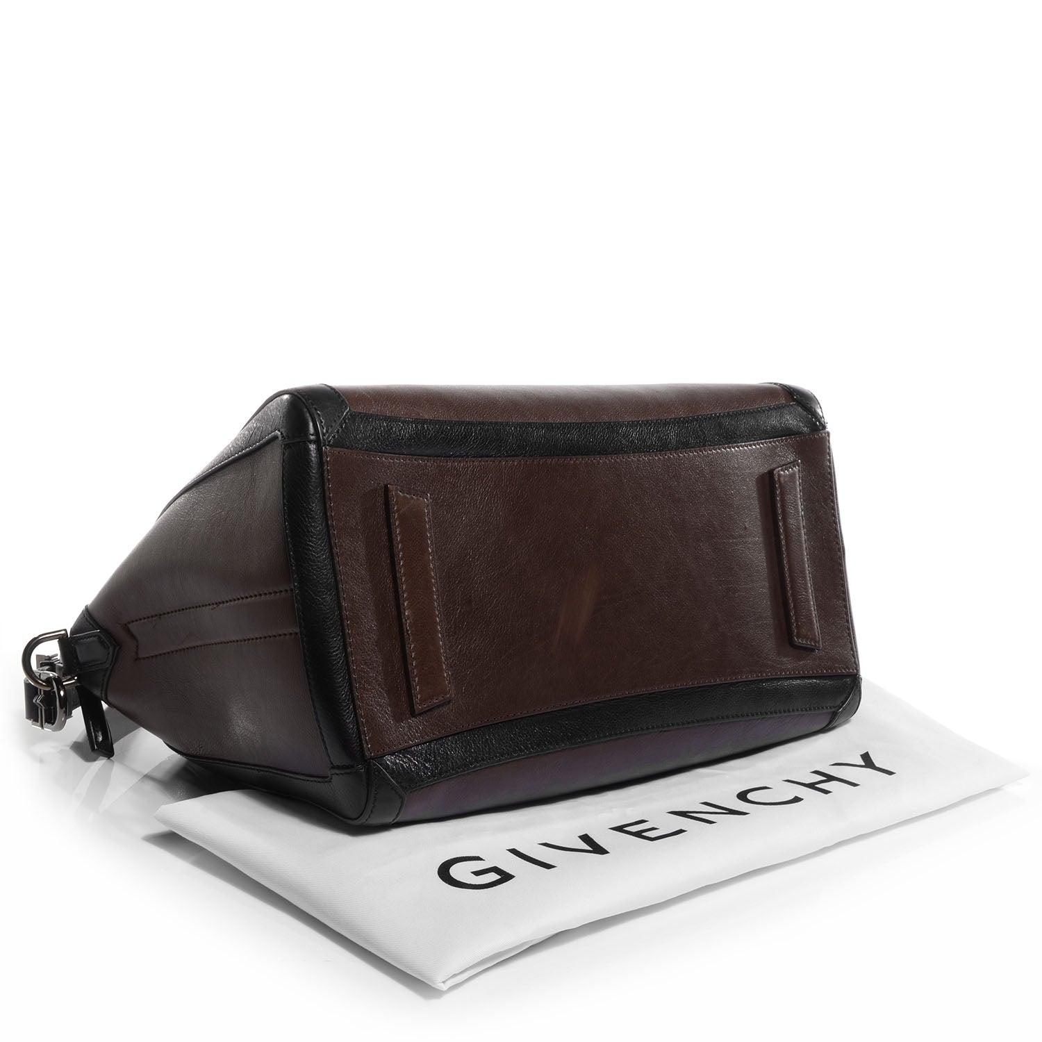 Givenchy Calfskin Medium Bi-Color Antigona Brown Black 4 of 10