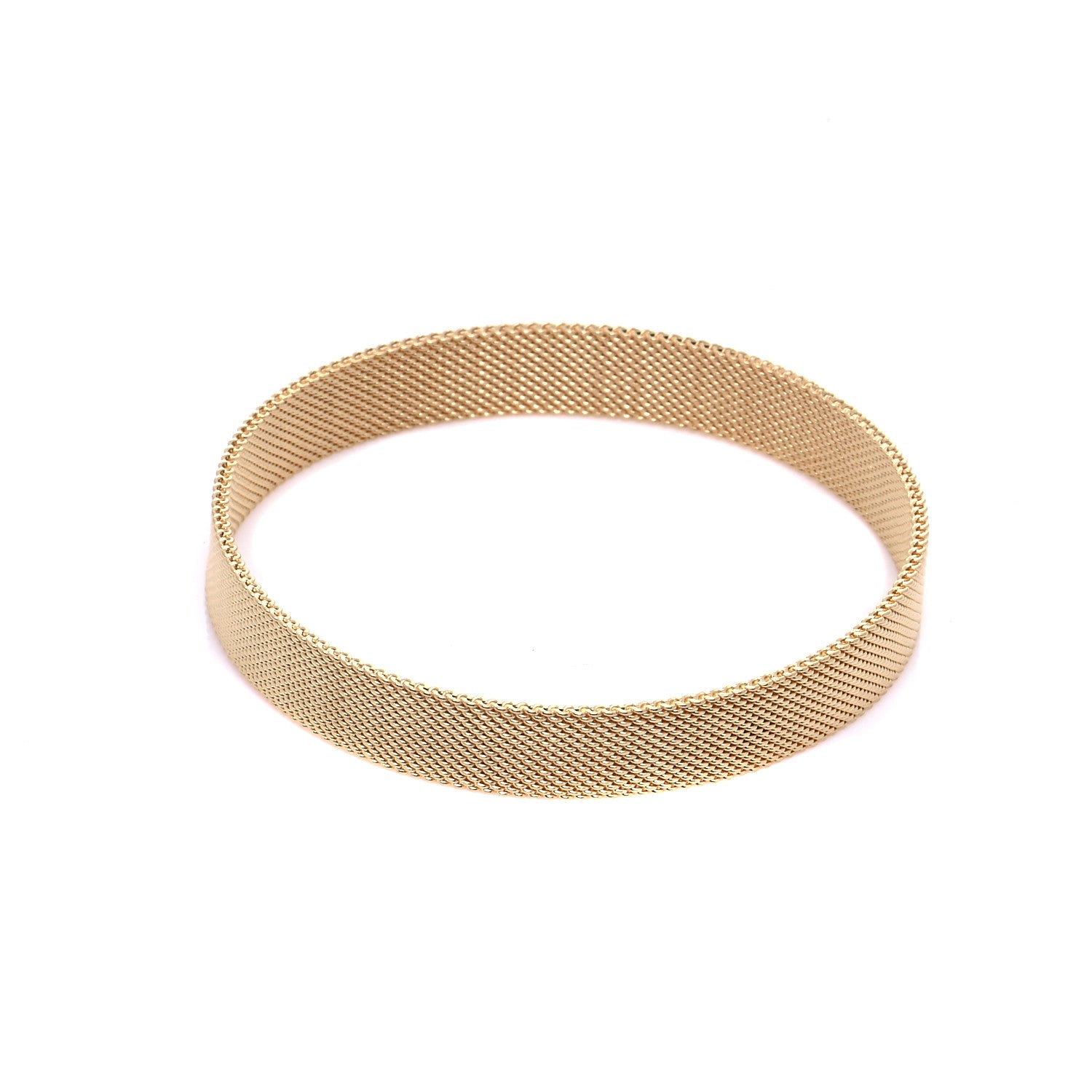 Tiffany 18K Yellow Gold Somerset Bangle Bracelet 5 of 6
