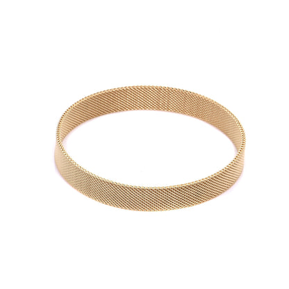 Tiffany 18K Yellow Gold Somerset Bangle Bracelet 5 of 6