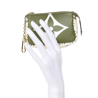 Louis Vuitton Monogram Giant Micro Pochette Accessories Kaki White 2 of 7
