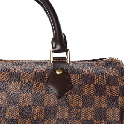 Louis Vuitton Damier Ebene Speedy Bandouliere 30 9 of 11