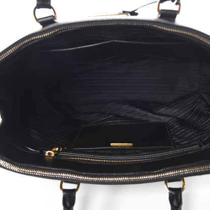 Prada Saffiano Large Galleria Double Zip Tote Black 7 of 14
