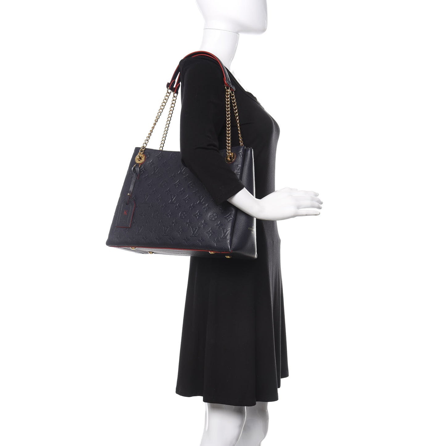 Empreinte Surene MM Marine Rouge