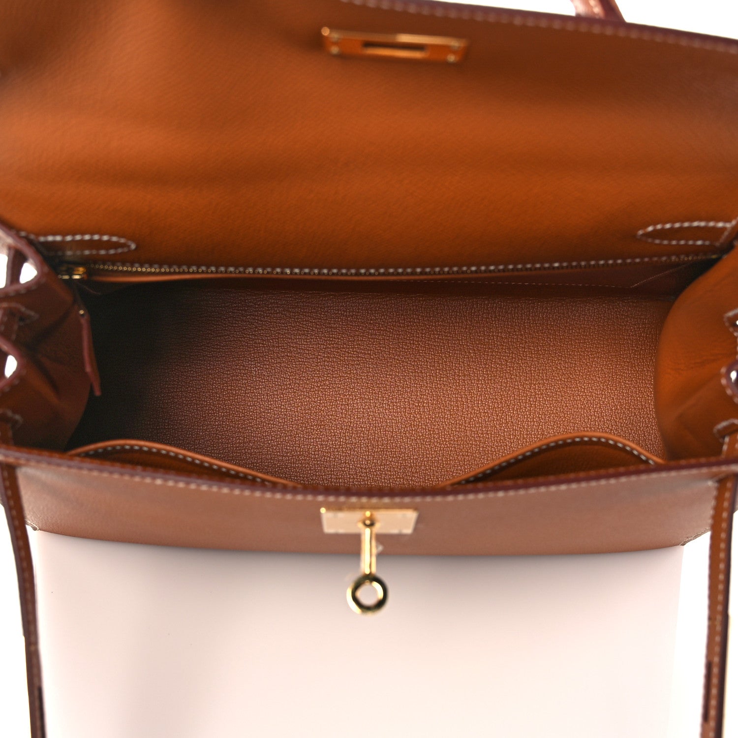 Hermes Epsom Kelly Sellier 28 Gold 5 of 11