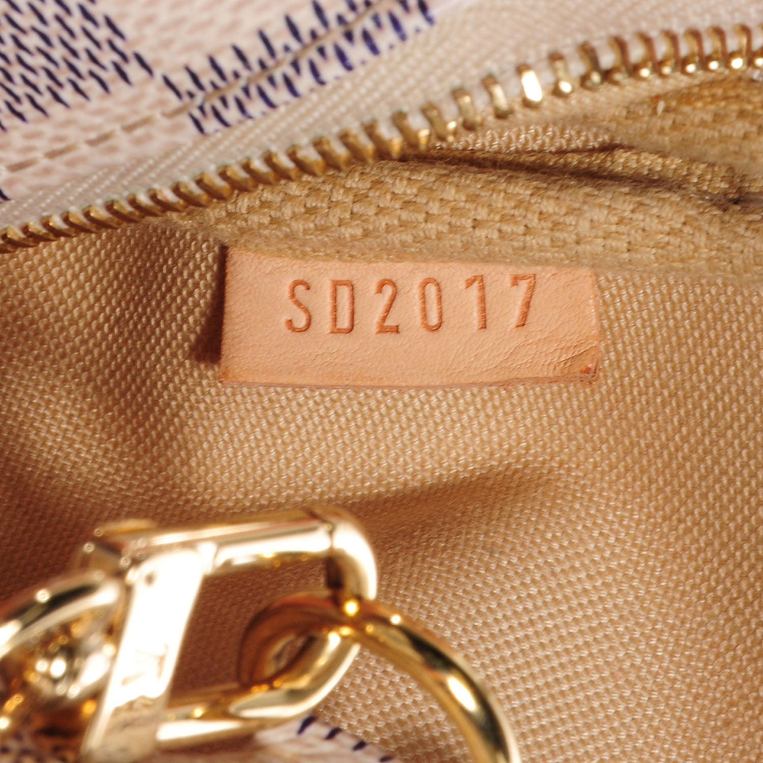 Louis Vuitton Damier Azur Mini Pochette Accessories 7 of 7