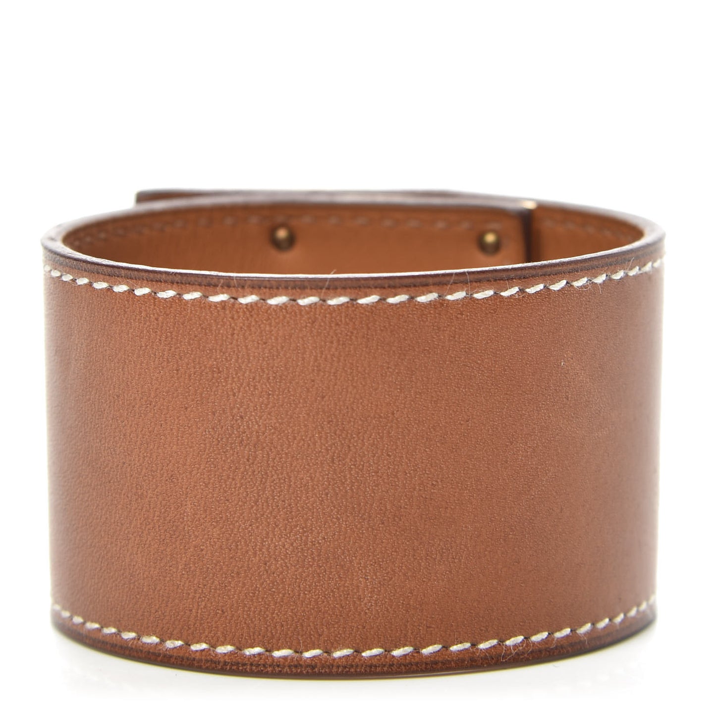 Natural Barenia Kelly Dog Cuff T3 Fauve