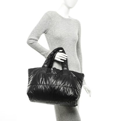 Chanel Nylon Medium Coco Cocoon Reversible Tote Black 2 of 8
