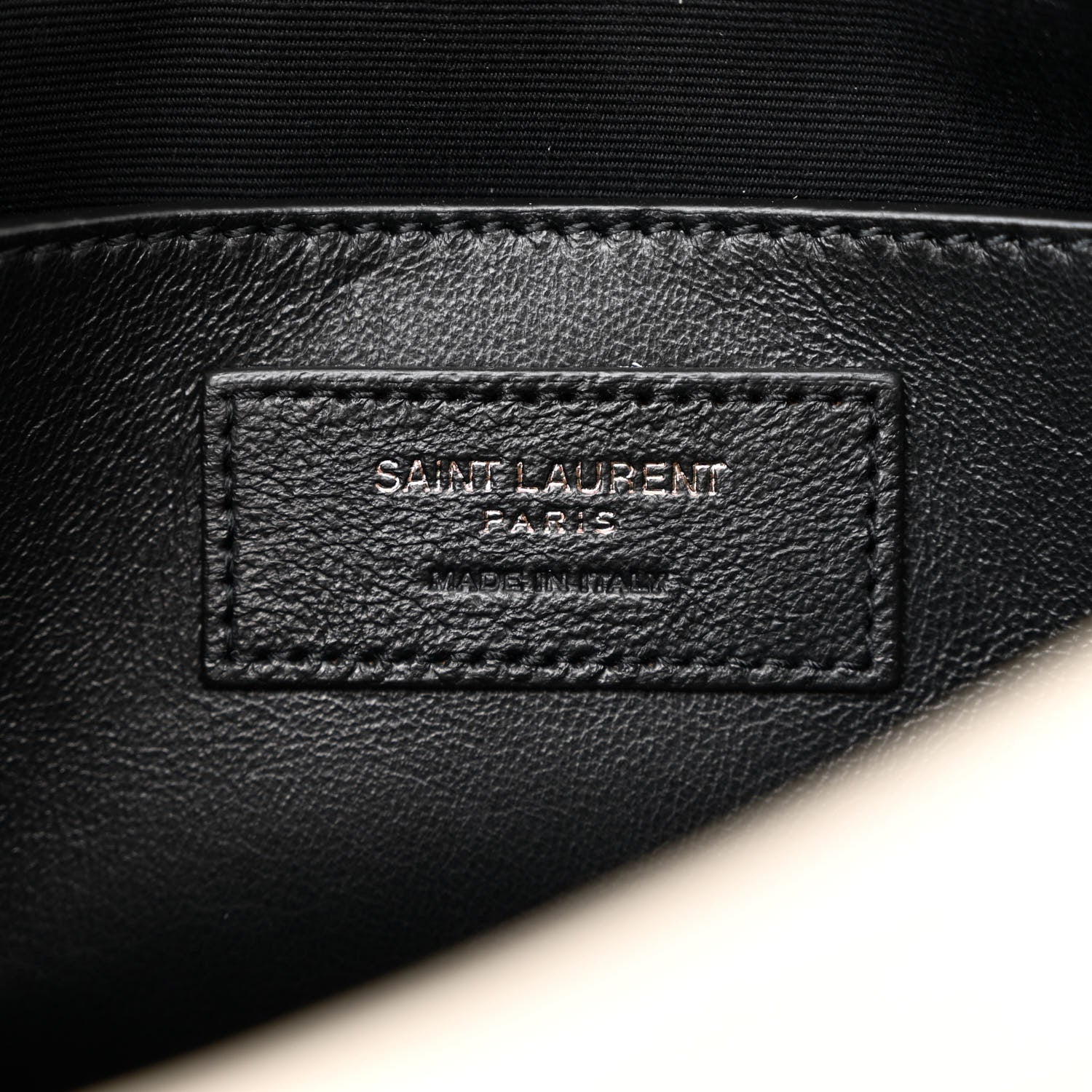 Saint Laurent Crinkled Calfskin Matelasse Monogram Baby Niki Chain Satchel Ivory 6 of 10