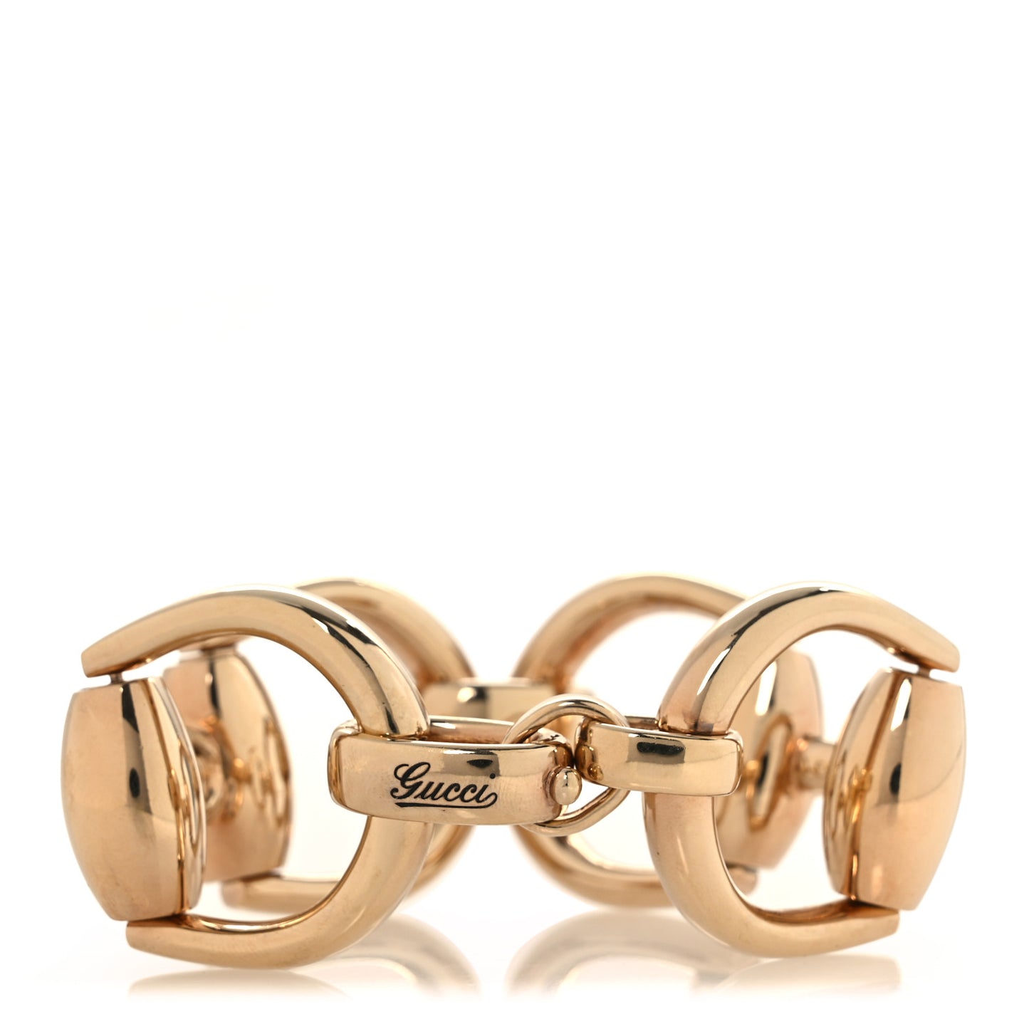 Metal Horsebit Bracelet M Gold