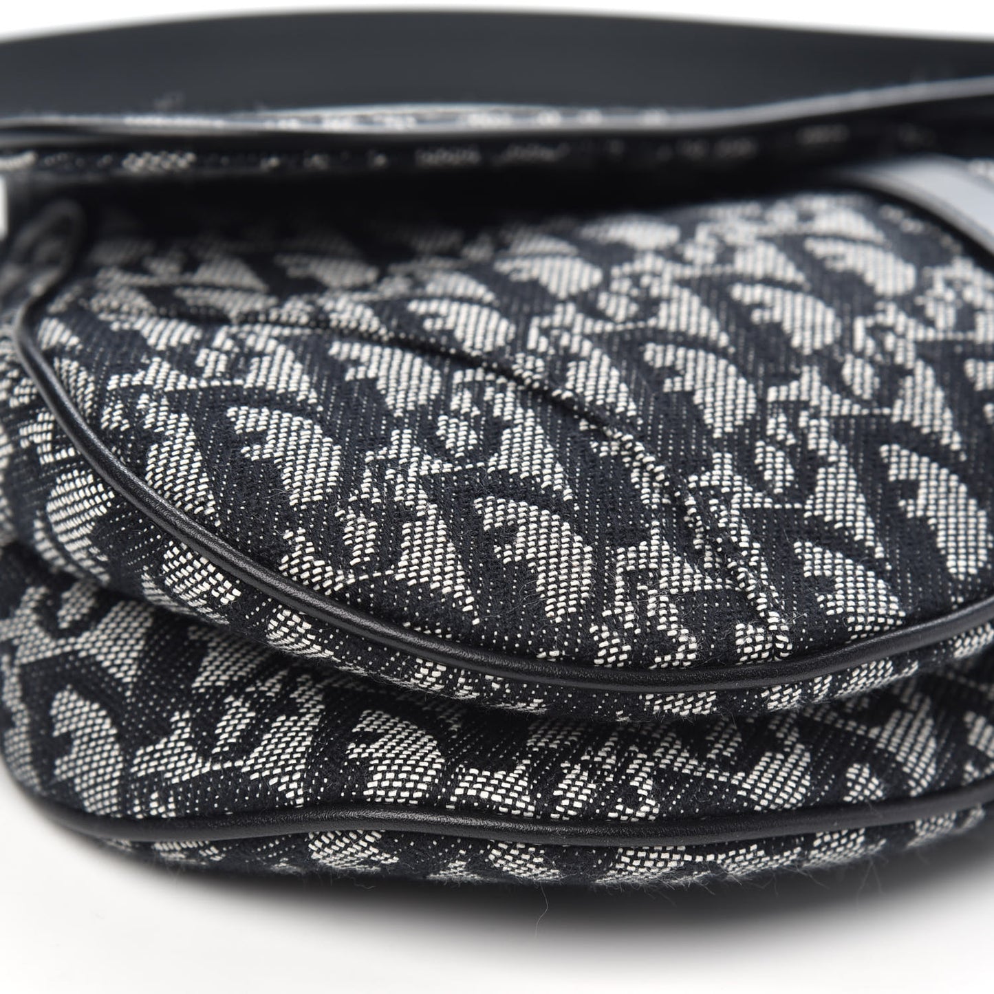 Monogram Saddle Bag Black