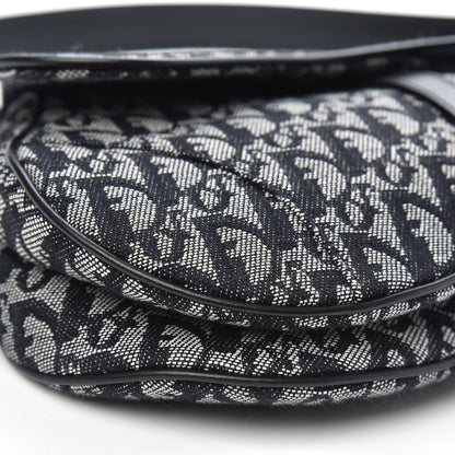 Christian Dior Monogram Saddle Bag Black 8 of 9
