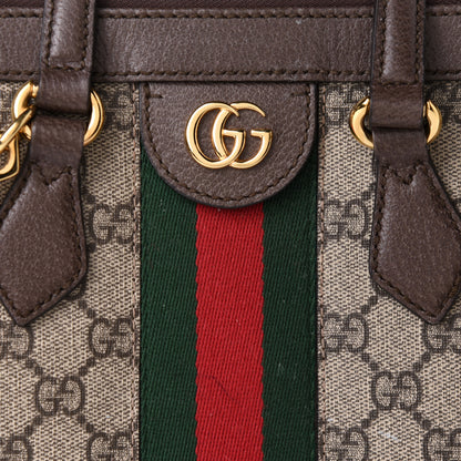Gucci GG Supreme Monogram Small Ophidia Tote Bag Brown 11 of 13