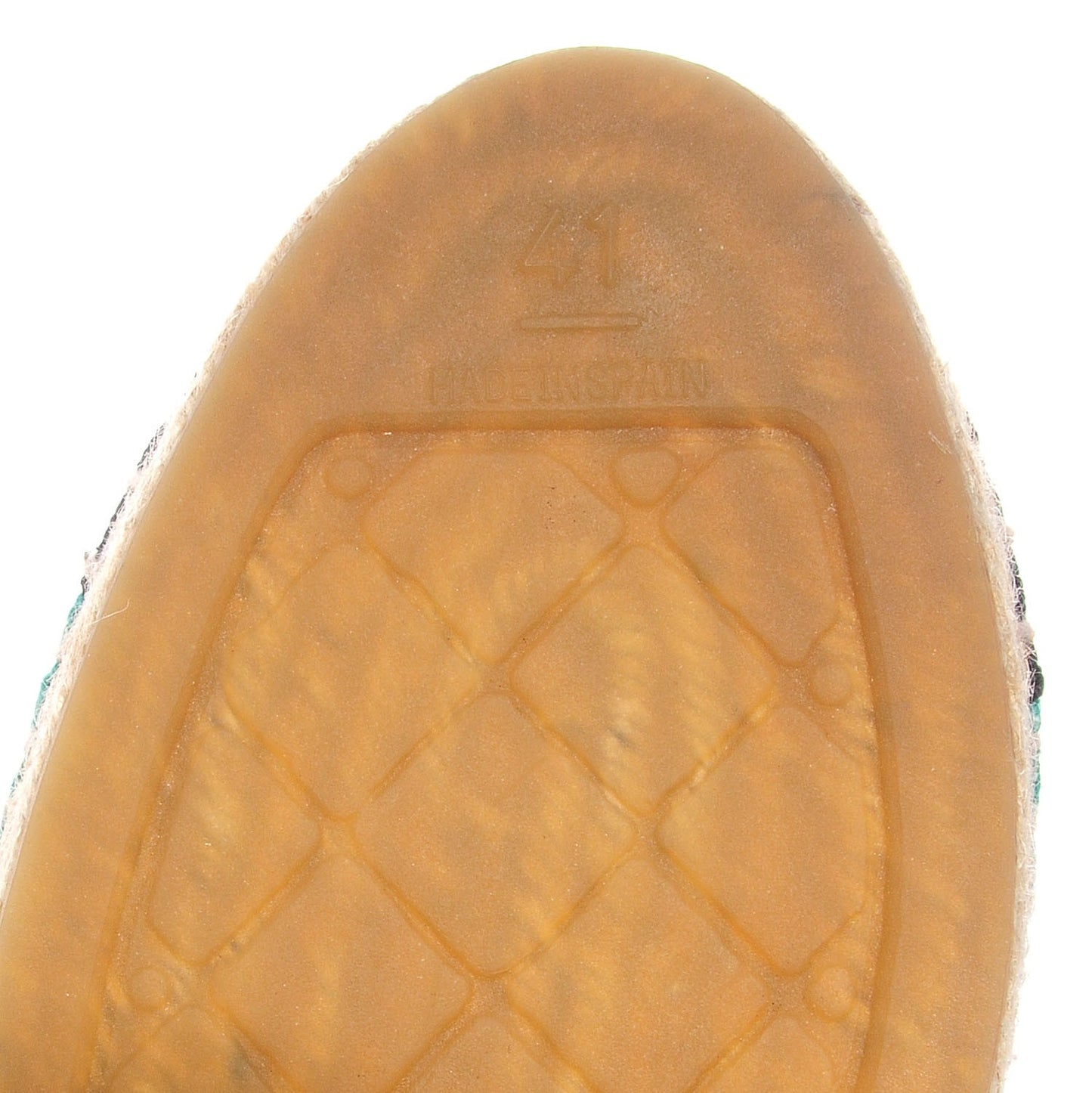 Canvas Lace Up Espadrilles 41 Green Black