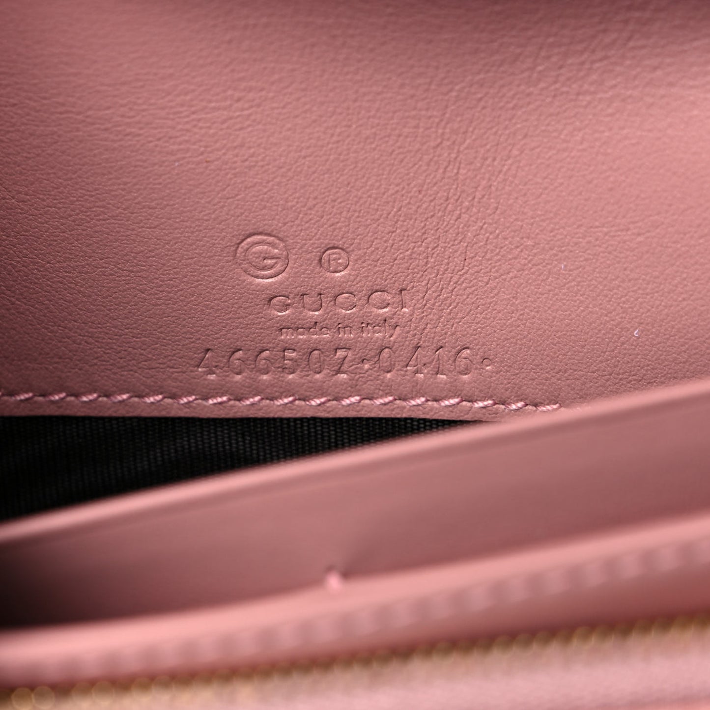 Microguccissima Crossbody Wallet Soft Pink