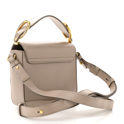 Chloe Shiny Calfskin Suede Mini C Double Carry Motty Grey 3 of 12