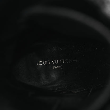 Louis Vuitton Patent Goatskin Monogram Moonlight Half Boots 37 Black 9 of 12