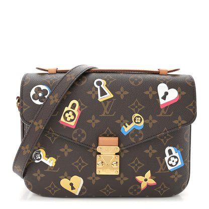 Louis Vuitton Monogram Love Lock Pochette Metis 1 of 10