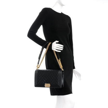 Chanel Caviar Quilted New Medium Boy Flap Black 3 of 8