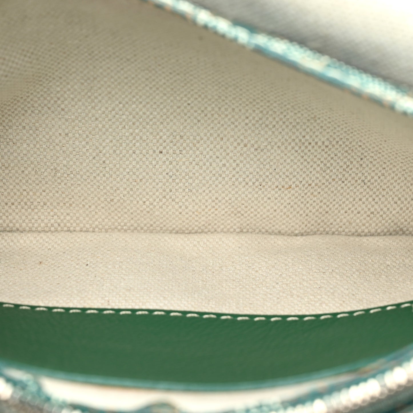 Goyardine Plumet Wallet Clutch Green