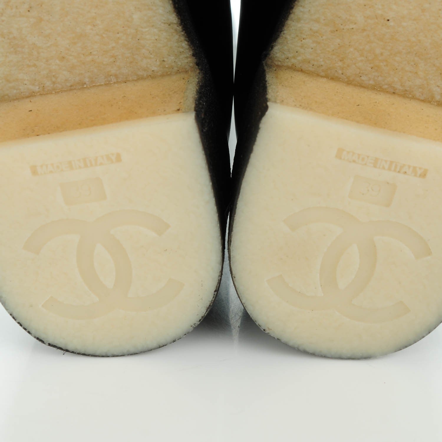 Chanel Calfskin CC Turnlock High Boots 39 Black 6 of 8